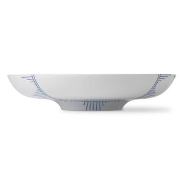 Blå Mega Riflet skål - 34 cm - Royal Copenhagen
