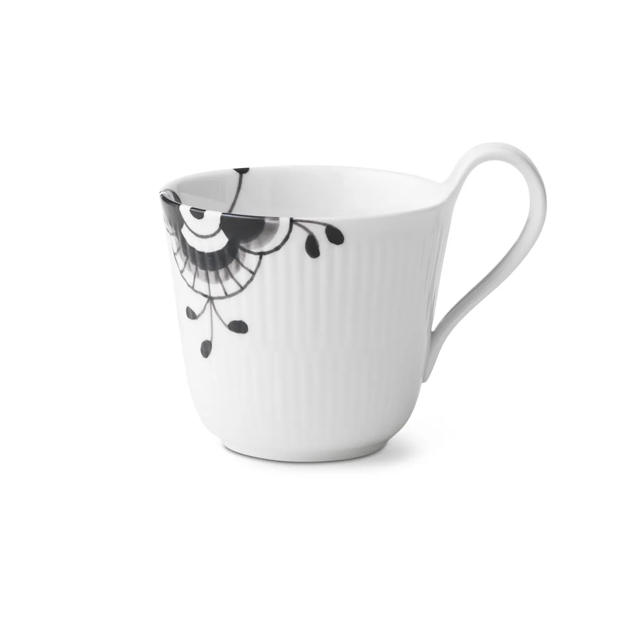 Black Fluted Mega kop med høj hank, 33 cl Royal Copenhagen