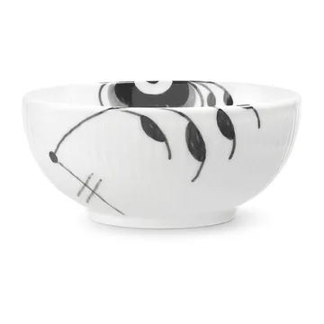 Black Fluted Mega skål - Ø11,5 cm - Royal Copenhagen