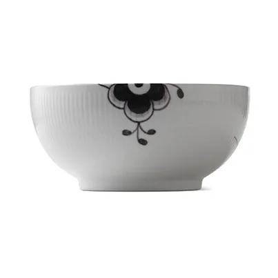 Black Fluted Mega skål - Ø21 cm - Royal Copenhagen
