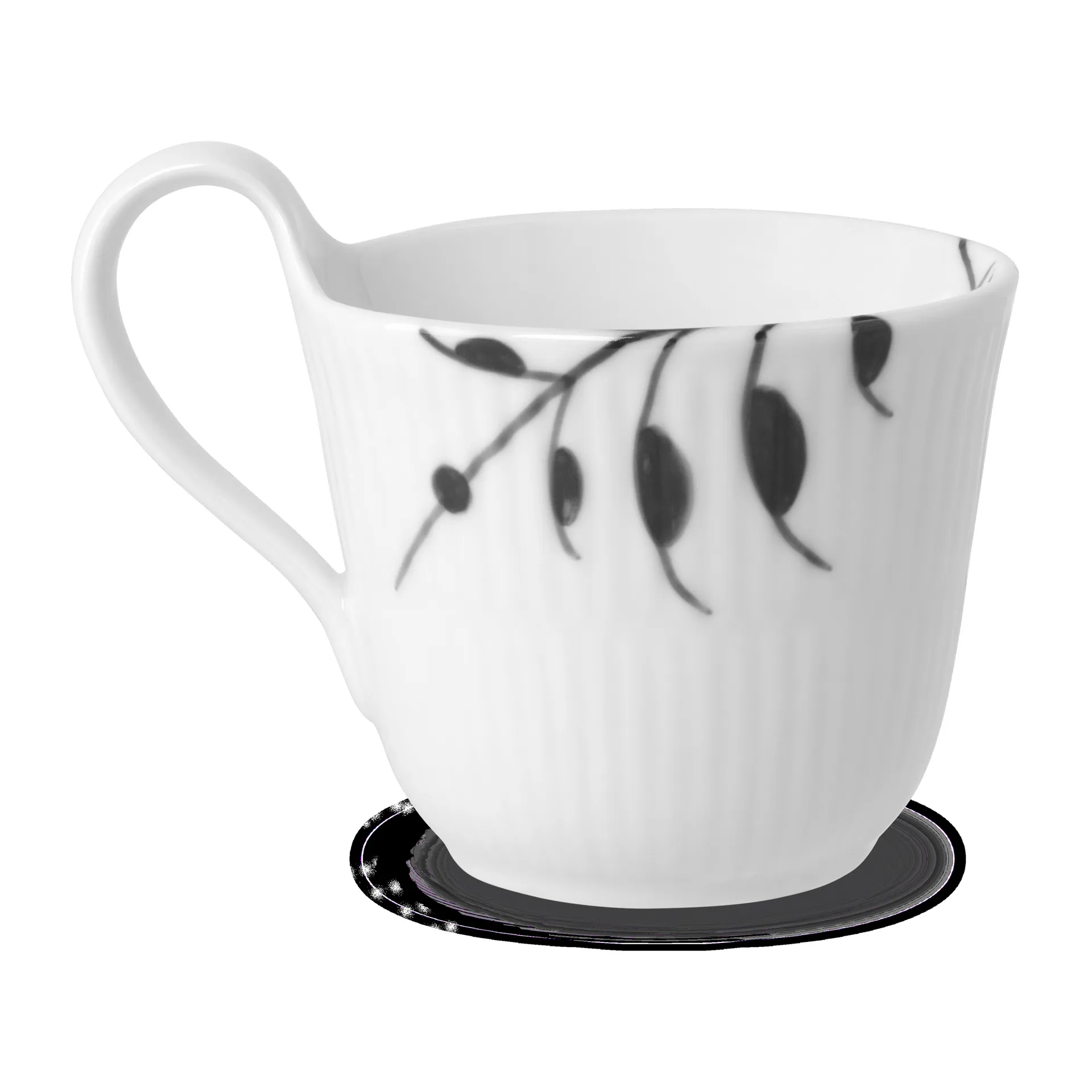 Black Mega krus med høj hank, 24 cl Royal Copenhagen