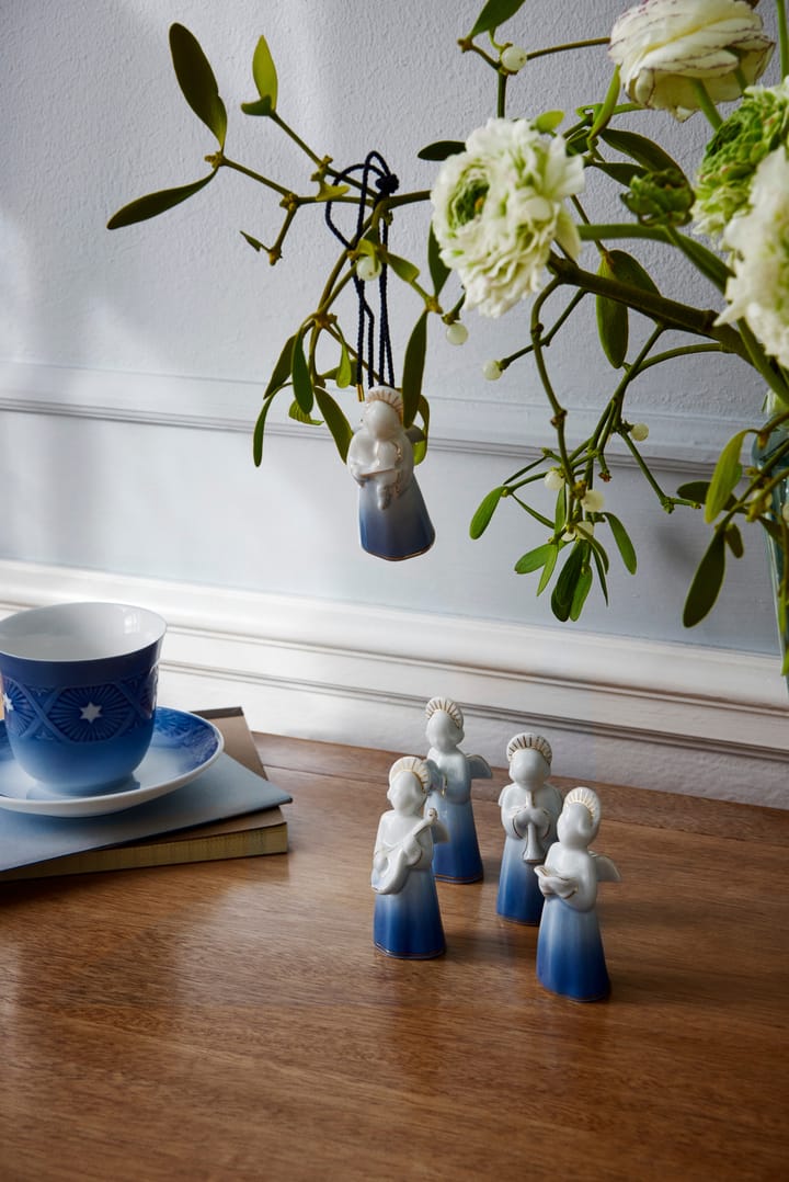 Blue Collectibles 2023 figur, Engel med bækken Royal Copenhagen