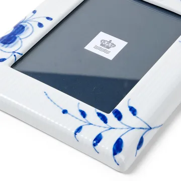 Blue Fluted Mega fotoramme 16,5x21 cm - White-blue - Royal Copenhagen