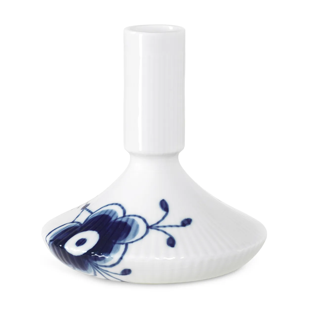 Royal Copenhagen Blue Fluted Mega lysestage 12 cm