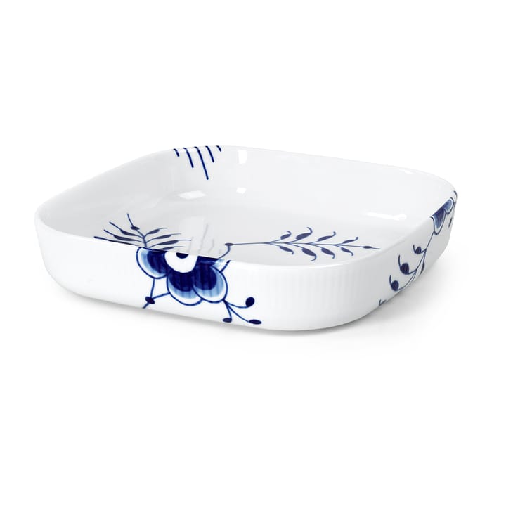 Blue Fluted Mega ovnfast fad firkantet, 25x25 cm Royal Copenhagen