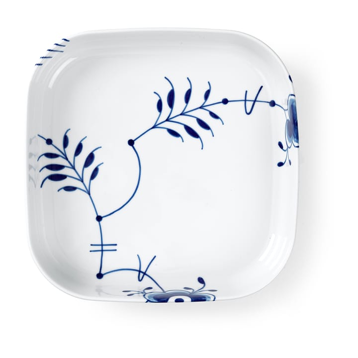 Blue Fluted Mega ovnfast fad firkantet, 25x25 cm Royal Copenhagen
