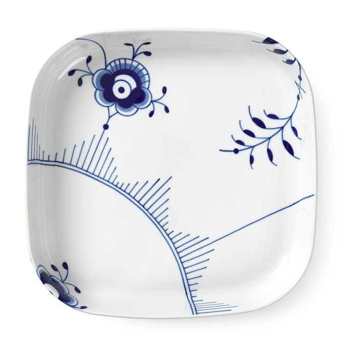 Blue Fluted Mega ovnfast fad firkantet - 30x30 cm - Royal Copenhagen