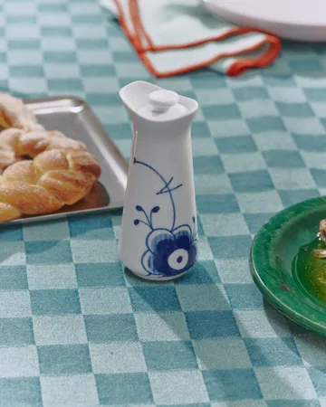 Blue Fluted Mega sovsekande med låg 0,33 l - White-blue - Royal Copenhagen