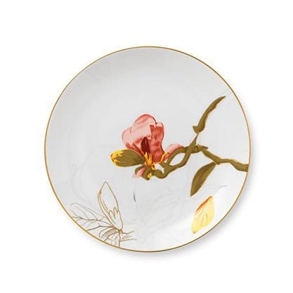 Flora tallerken Ø 22 cm - magnolia - Royal Copenhagen