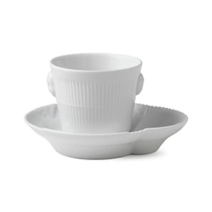 Hvid Elements espressokop - 10 cl - Royal Copenhagen