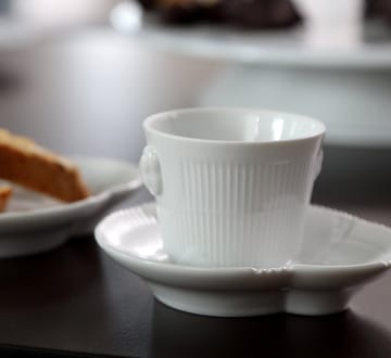 Hvid Elements espressokop - 10 cl - Royal Copenhagen