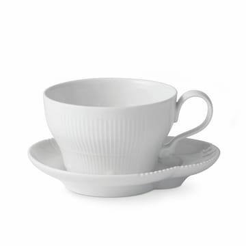 Hvid Elements kop med hank 26 cl - 26 cl - Royal Copenhagen
