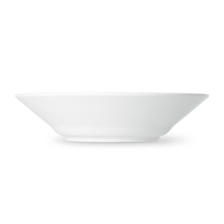 Hvid Halvblonde dyb tallerken - Ø24 cm - Royal Copenhagen