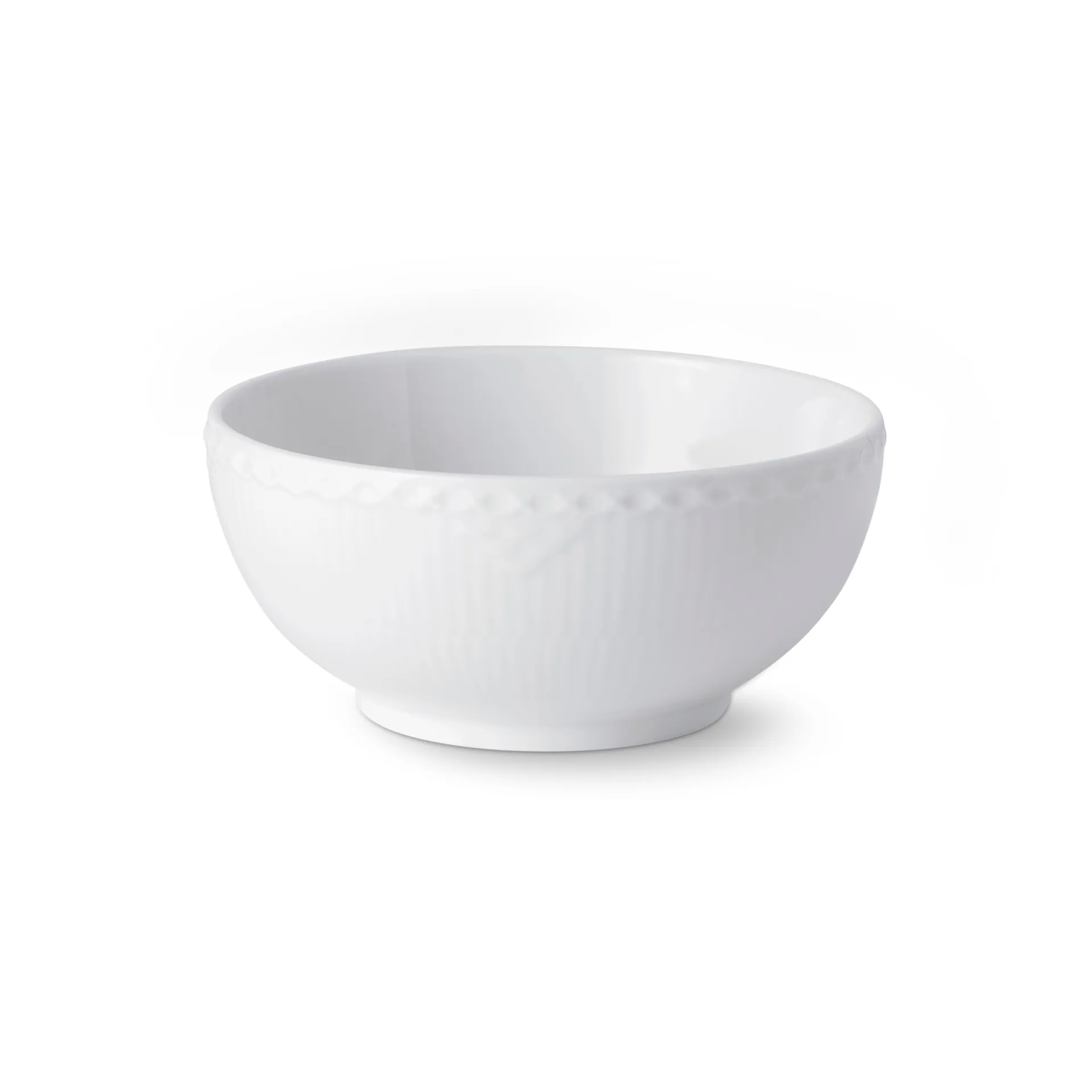 Hvid Halvblonde skål, 15 cm Royal Copenhagen