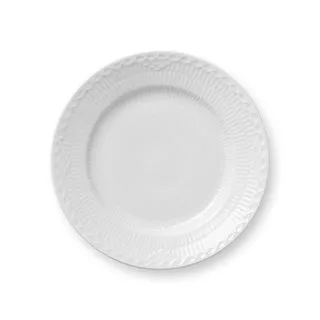 Hvid Halvblonde tallerken - Ø 17 cm - Royal Copenhagen