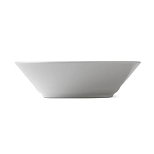 Hvid Riflet dyb tallerken 2 - Ø 17 cm - Royal Copenhagen