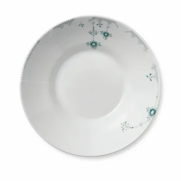 Multifarvet Elements salviegrøn dyb tallerken - 24,5 cm - Royal Copenhagen