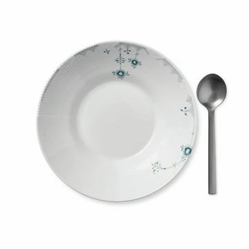 Multifarvet Elements salviegrøn dyb tallerken - 24,5 cm - Royal Copenhagen