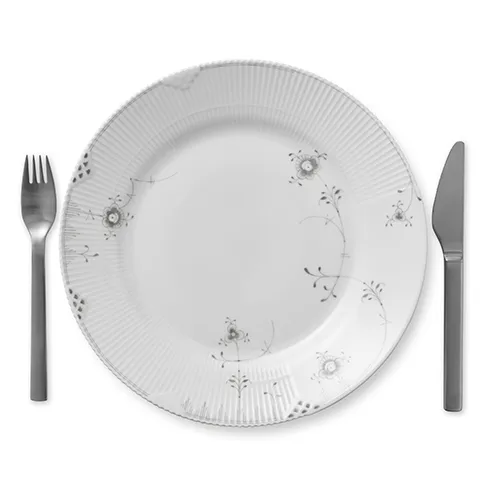 Multifarvet Elements Tallerken, Ø 28 cm - Oyster Royal Copenhagen