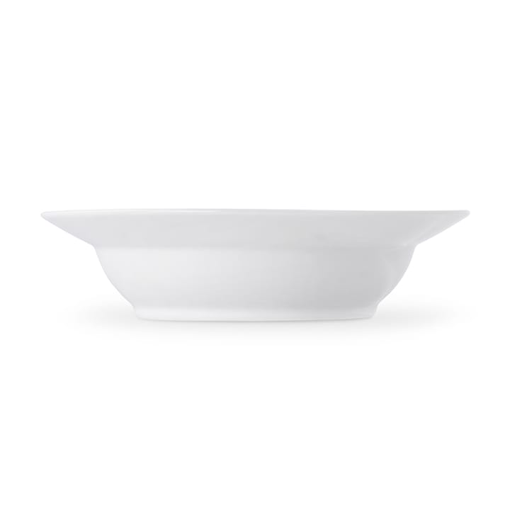 Musselmalet riflet dyb tallerken med åben kant, Ø17 cm Royal Copenhagen