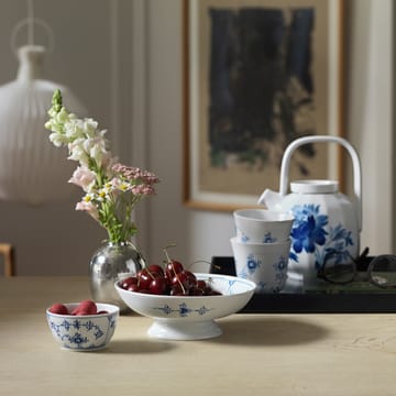 Musselmalet Riflet skål - Ø8,5 cm - Royal Copenhagen