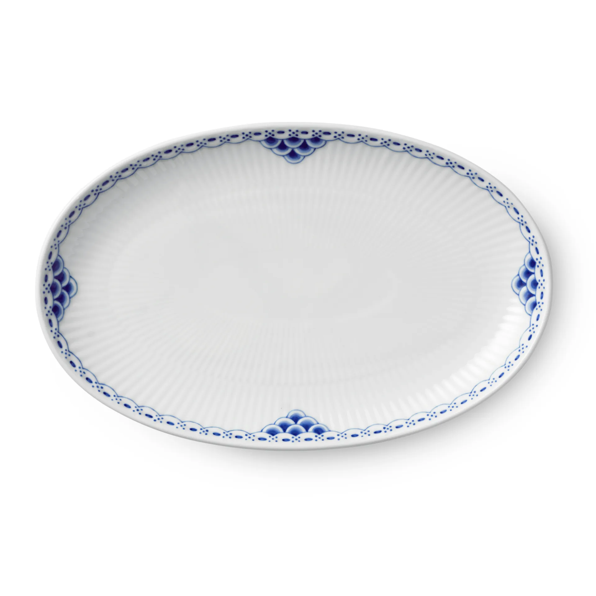 Princesse asiet oval, 23 cm Royal Copenhagen