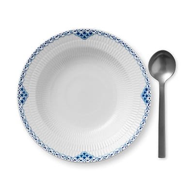 Princesse dyb tallerken, Ø 21 cm Royal Copenhagen