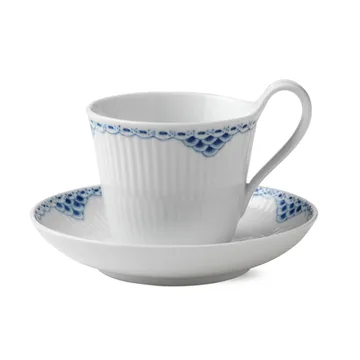 Princesse højhankskop og underkop - 25 cl-høj hank - Royal Copenhagen