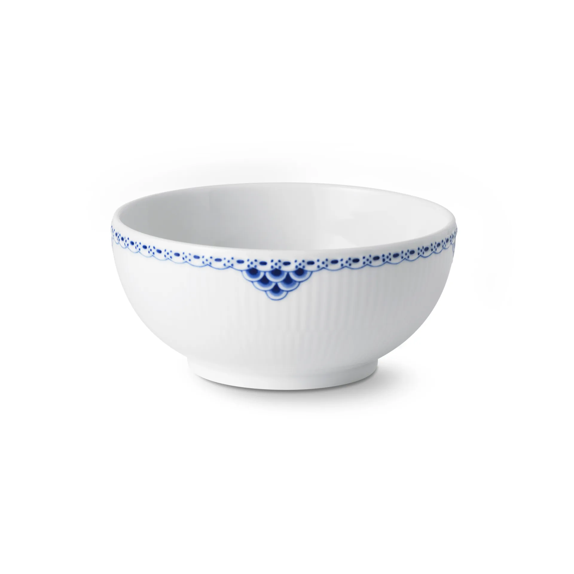 Princesse skål 15 cm, Hvid/Blå Royal Copenhagen