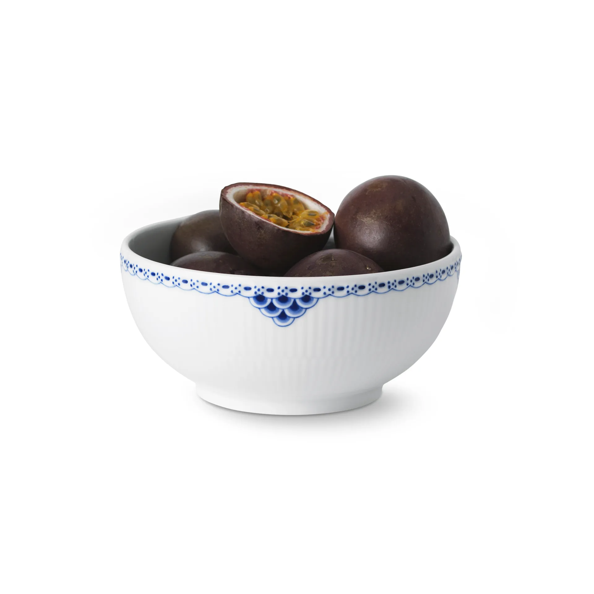 Princesse skål 15 cm, Hvid/Blå Royal Copenhagen