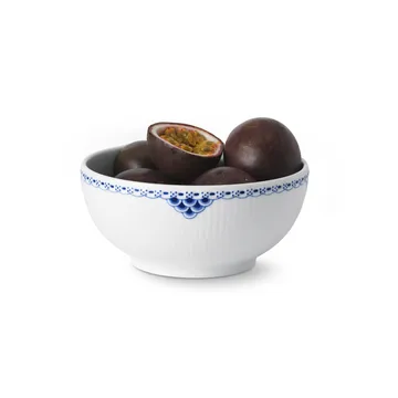 Princesse skål 15 cm - Hvid/Blå - Royal Copenhagen