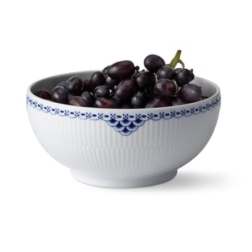 Princesse skål 18 cm - Hvid-blå - Royal Copenhagen