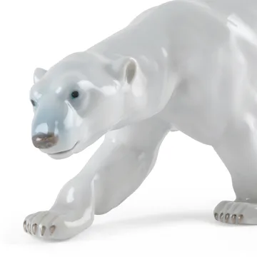 Royal Copenhagen dekoration gående isbjørn - 14 cm - Royal Copenhagen