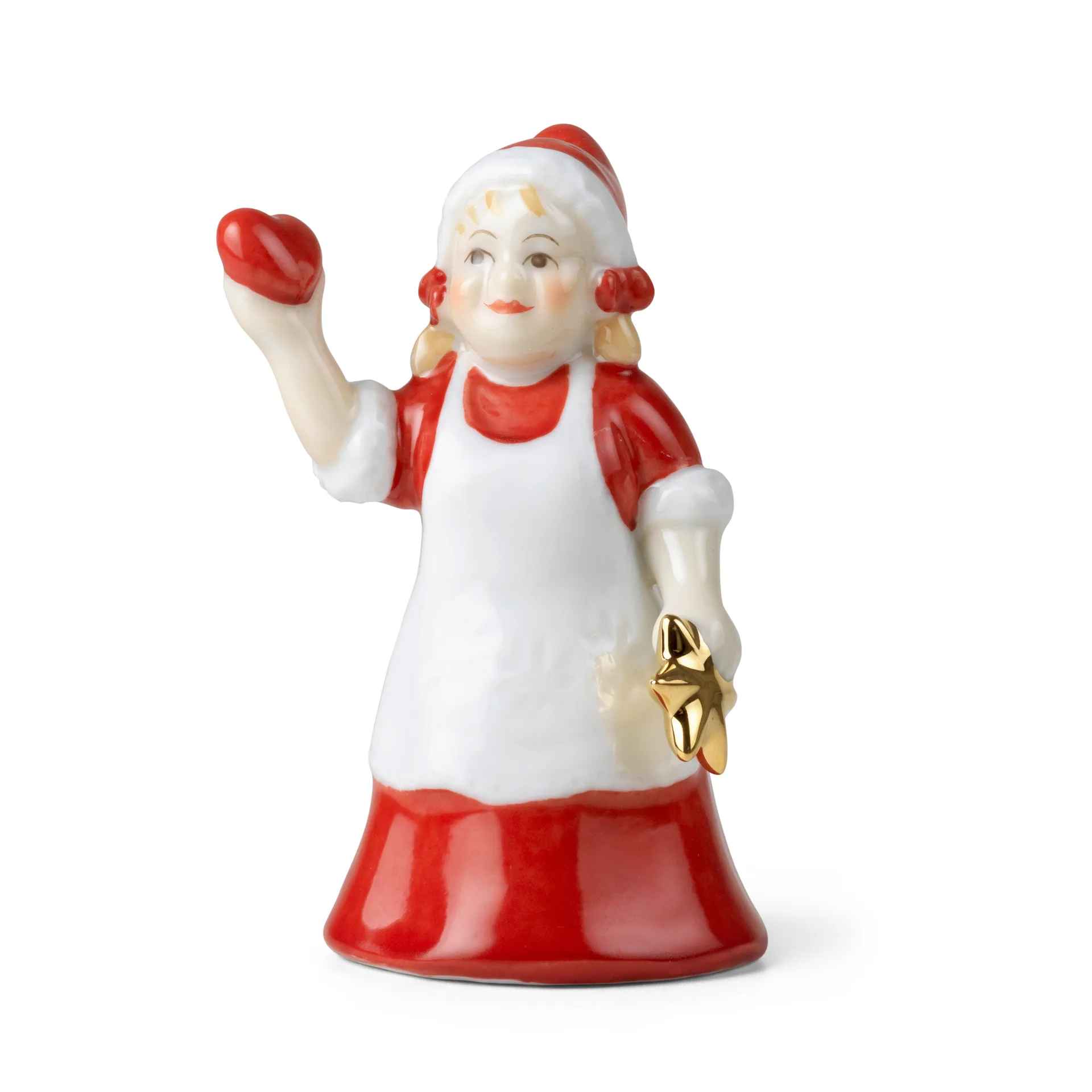 Royal Copenhagen julemandens kone årsnisse 2023, Rød/Hvid Royal Copenhagen