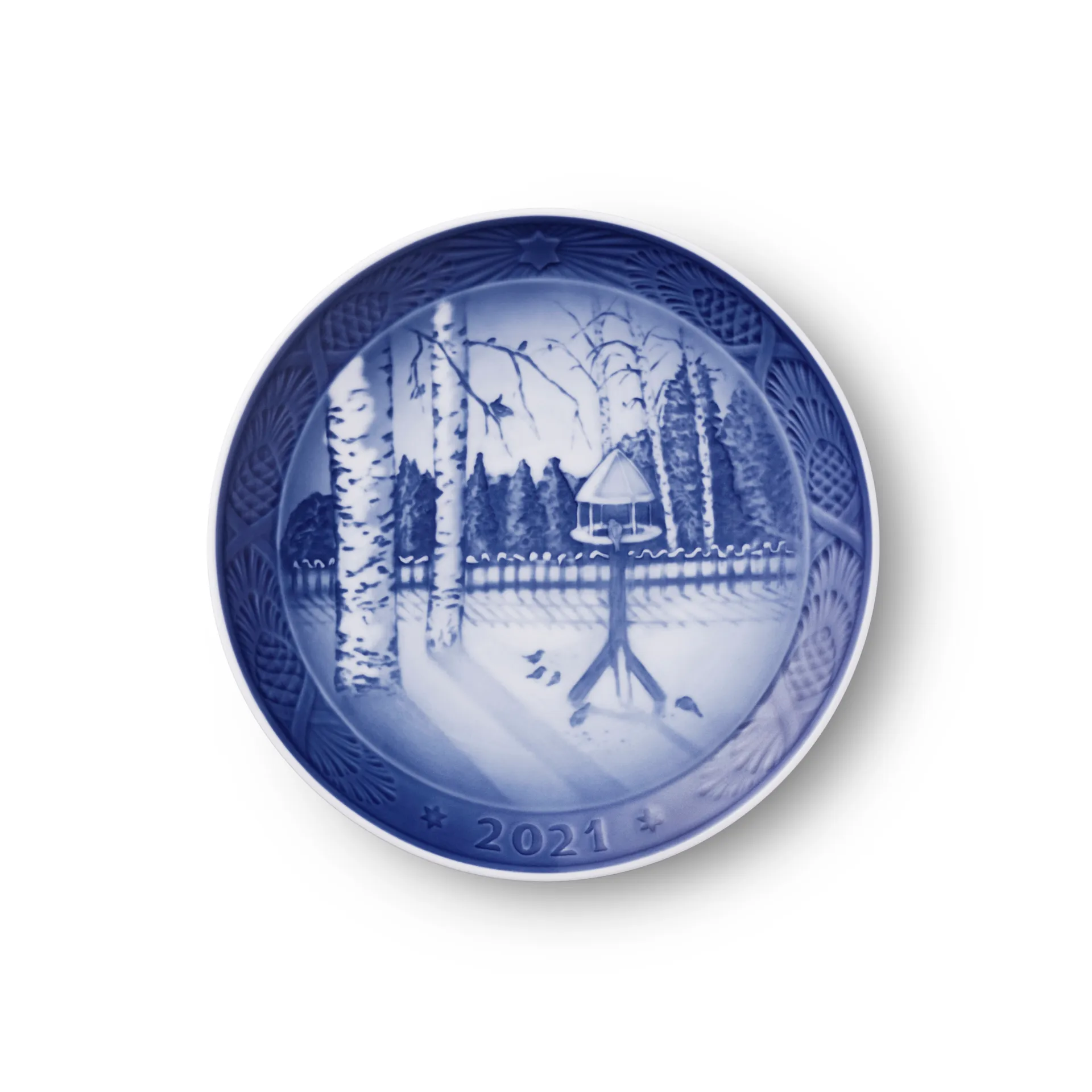 Royal Copenhagen juletallerken 2021, Blå Royal Copenhagen