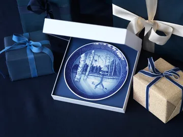 Royal Copenhagen juletallerken 2021 - Blå - Royal Copenhagen