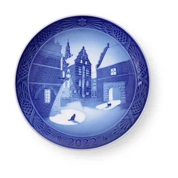 Royal Copenhagen juletallerken 2022 - Hvid - Royal Copenhagen