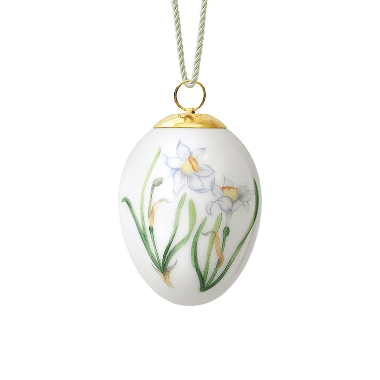 Royal Copenhagen påskeæg 2022 6 cm, Poetens påskelilje knop Royal Copenhagen