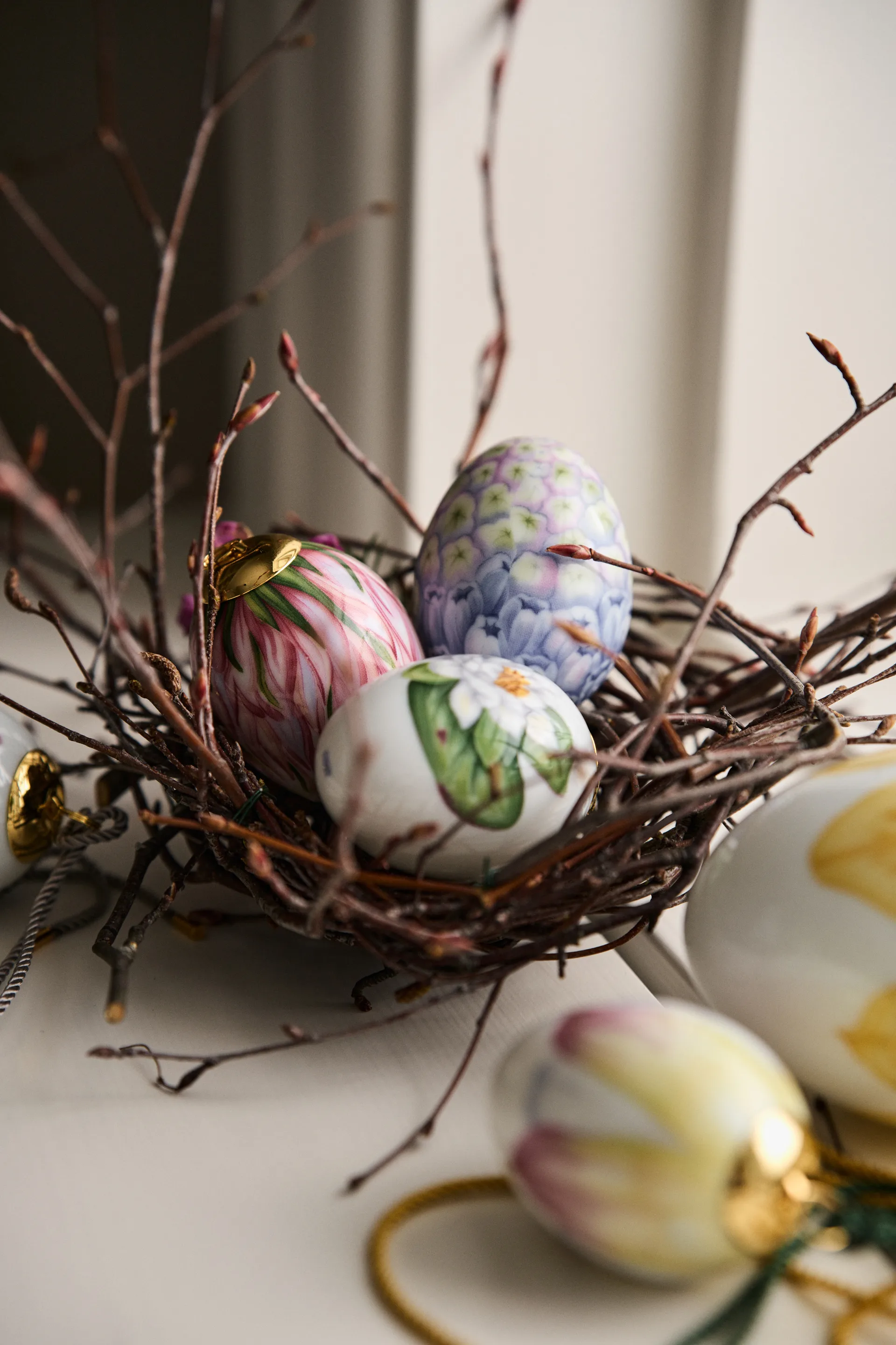 Royal Copenhagen påskeæg ophæng 2023, Perlehyacintknop-kronblad 2-pak Royal Copenhagen