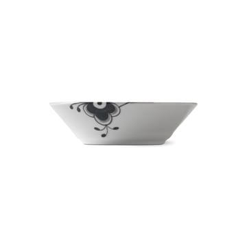 Sort Mega Riflet dyb tallerken - Ø 17 cm - Royal Copenhagen