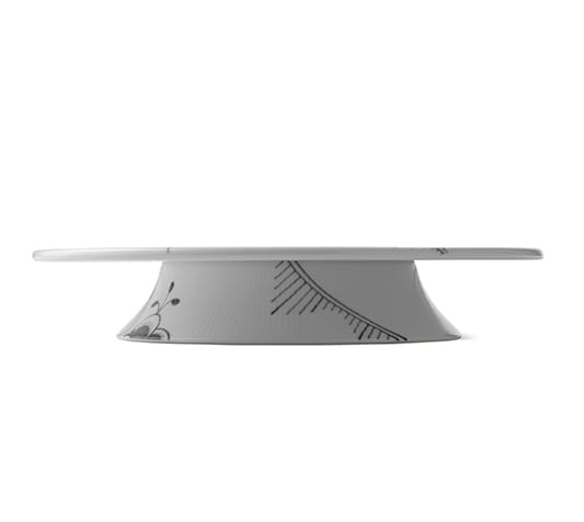 Sort Mega Riflet kagefad - Ø 32 cm - Royal Copenhagen