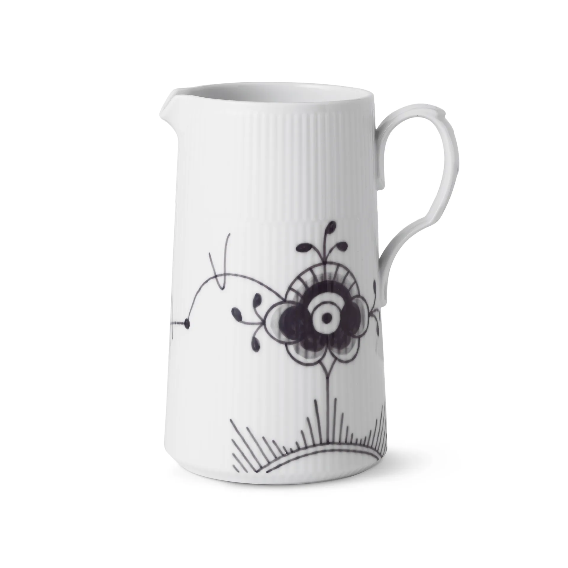 Royal Copenhagen Sort Mega Riflet kande 1,5 L