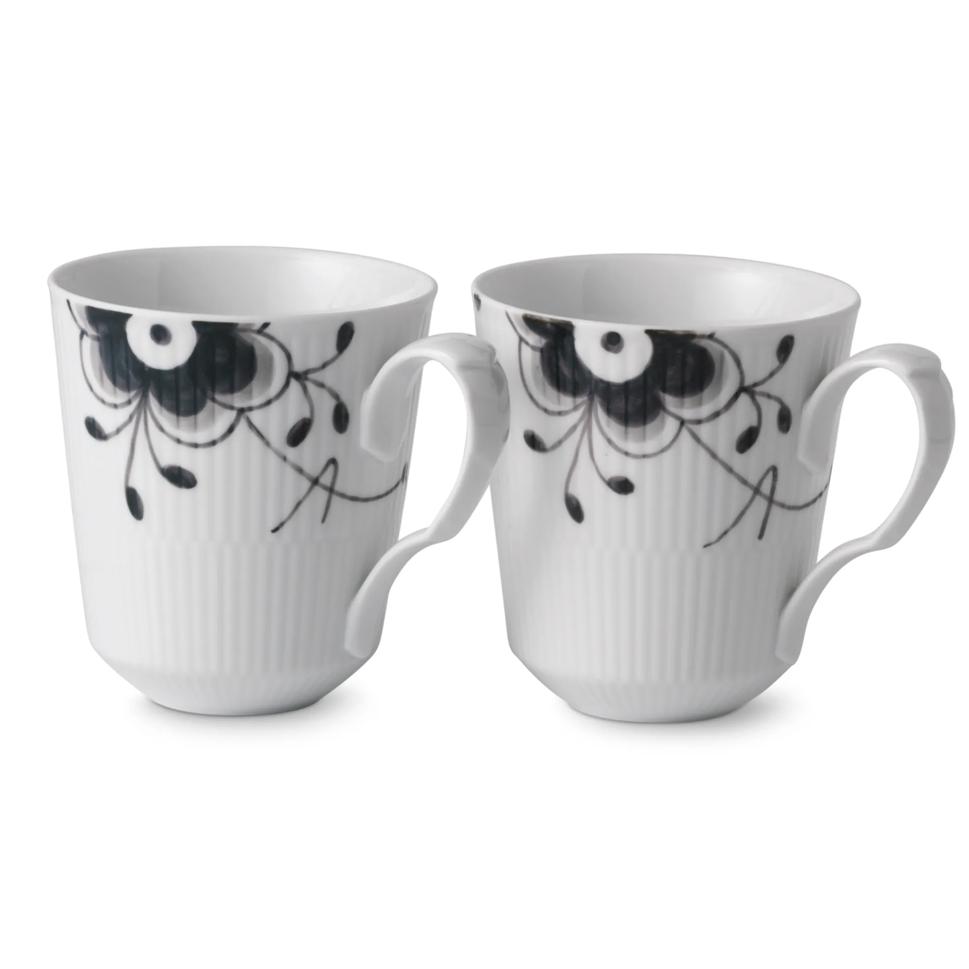 Sort Mega Riflet kop 2 stk, 37 cl Royal Copenhagen