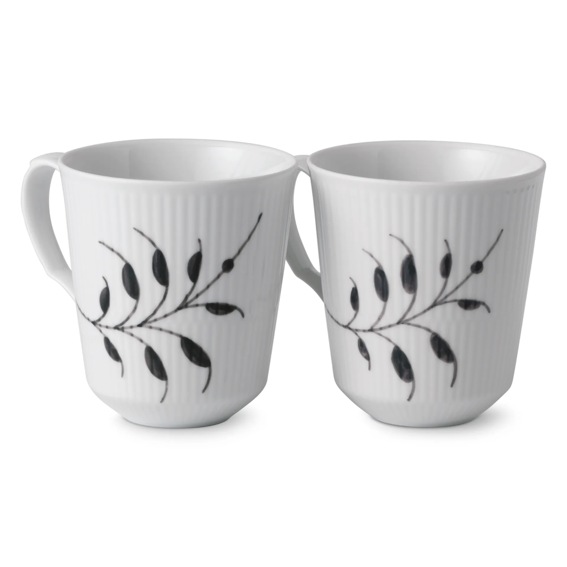 Sort Mega Riflet kop 2 stk, 37 cl Royal Copenhagen