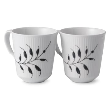 Sort Mega Riflet kop 2 stk - 37 cl - Royal Copenhagen
