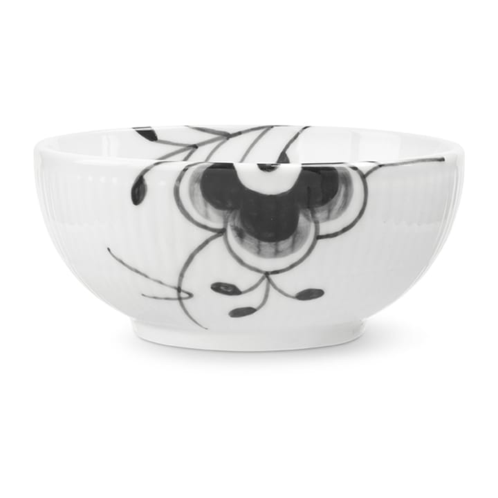 Sort Mega Riflet skål - Ø11,5 cm - Royal Copenhagen