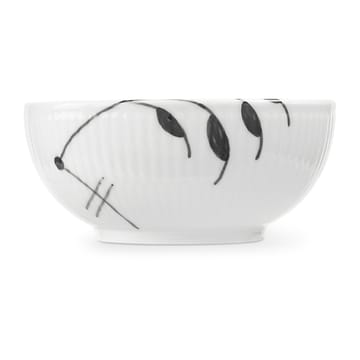 Sort Mega Riflet skål - Ø11,5 cm - Royal Copenhagen