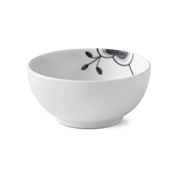 Sort Mega Riflet skål - Ø 13 cm - Royal Copenhagen