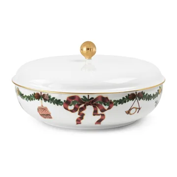 Star Fluted skål med låg - Ø21 cm - Royal Copenhagen