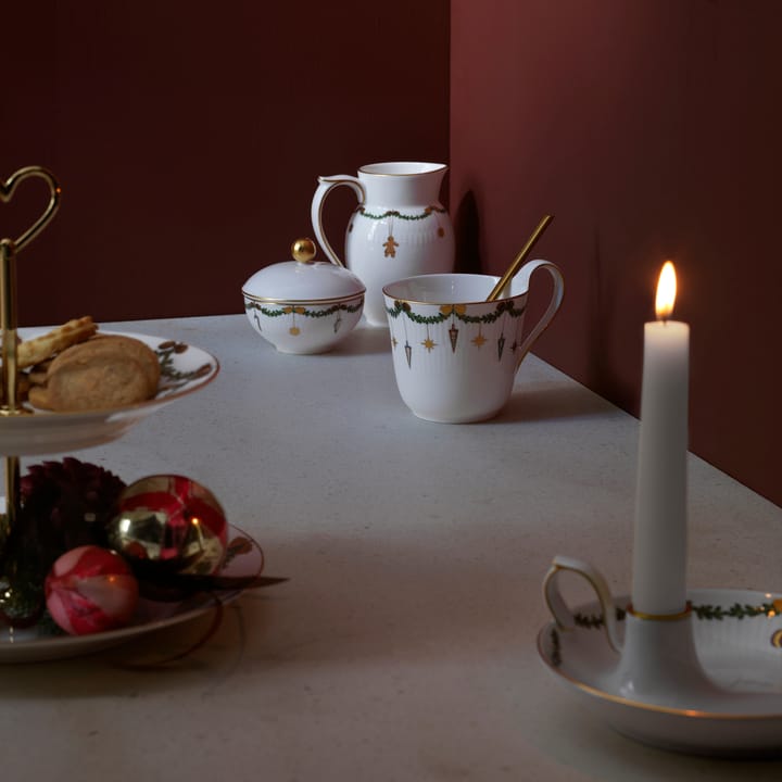 Stjerne Riflet Jul kop med højt håndtag, 33 cl Royal Copenhagen